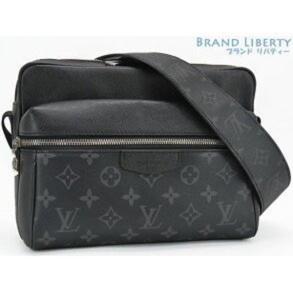 Louis Vuitton Taiga Rama Eclipse Black Bag Crossbody Noir Black - Picture 1 of 9